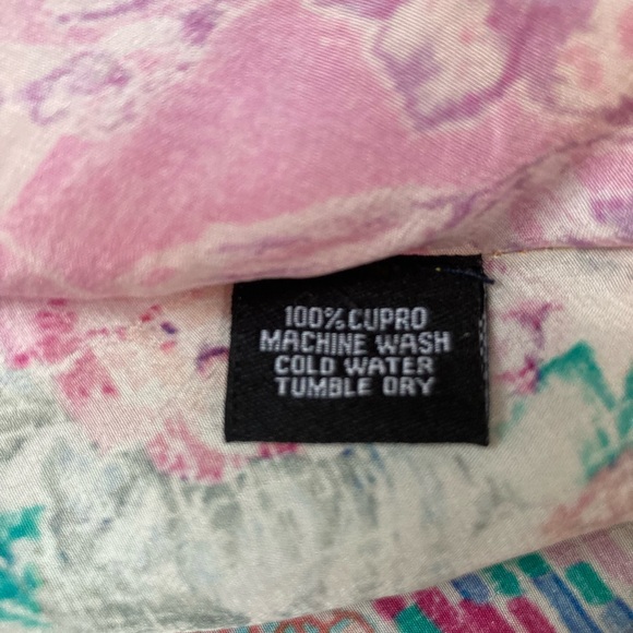 Vibrant Multicolored Pattern Feathers by Tolani Raelyn Kimono Poncho Top EUC - Picture 7 of 9